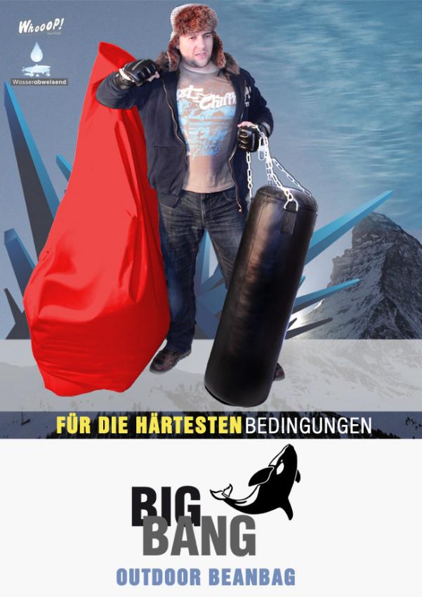 Outdoor Sitzsessel Big Bang in Rot